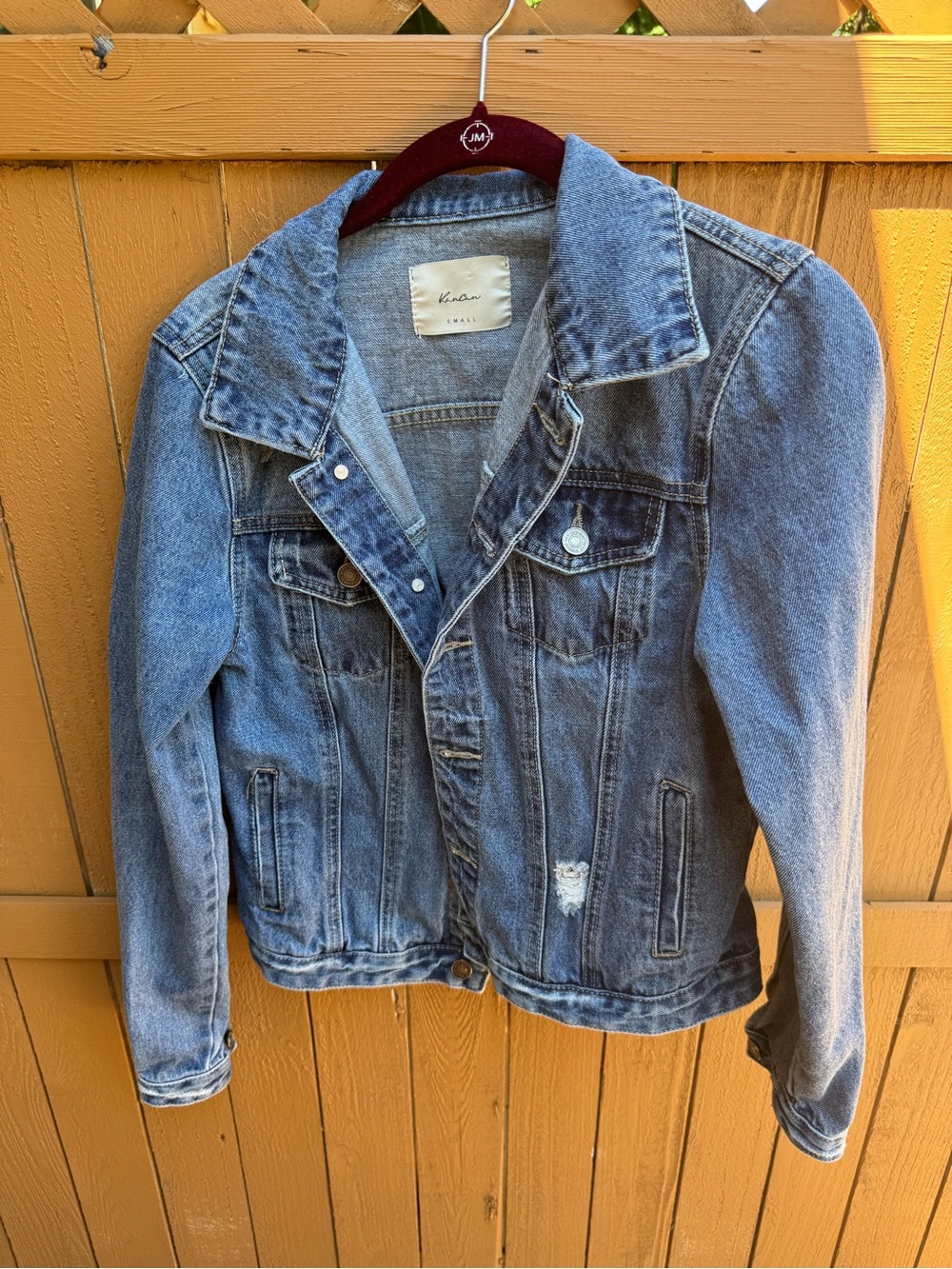 KanCan Light Blue Denim Jacket